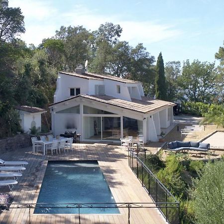 Villa Ormarine, Vue Exceptionnelle Sur La Baie De Cannes Et Le Mercantour Les Adrets-de-l'Estérel Exterior foto