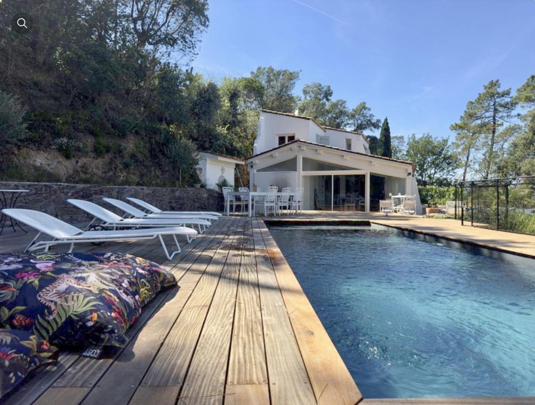 Villa Ormarine, Vue Exceptionnelle Sur La Baie De Cannes Et Le Mercantour Les Adrets-de-l'Estérel Exterior foto