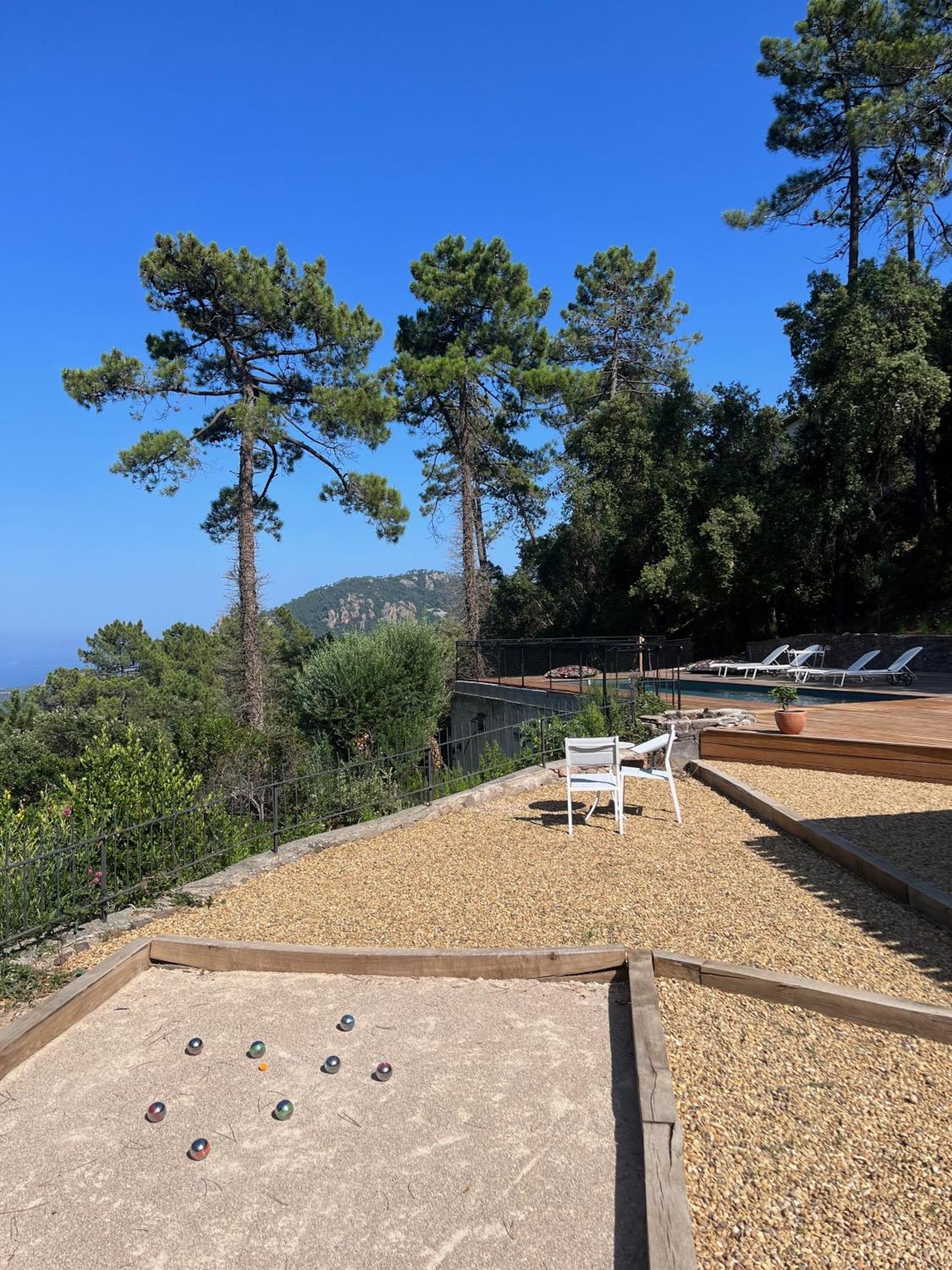Villa Ormarine, Vue Exceptionnelle Sur La Baie De Cannes Et Le Mercantour Les Adrets-de-l'Estérel Exterior foto